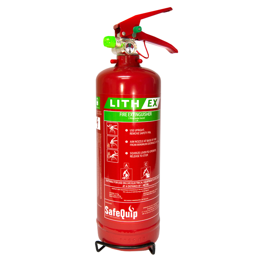 Safequip Lithium Battery Fire Extinguisher
